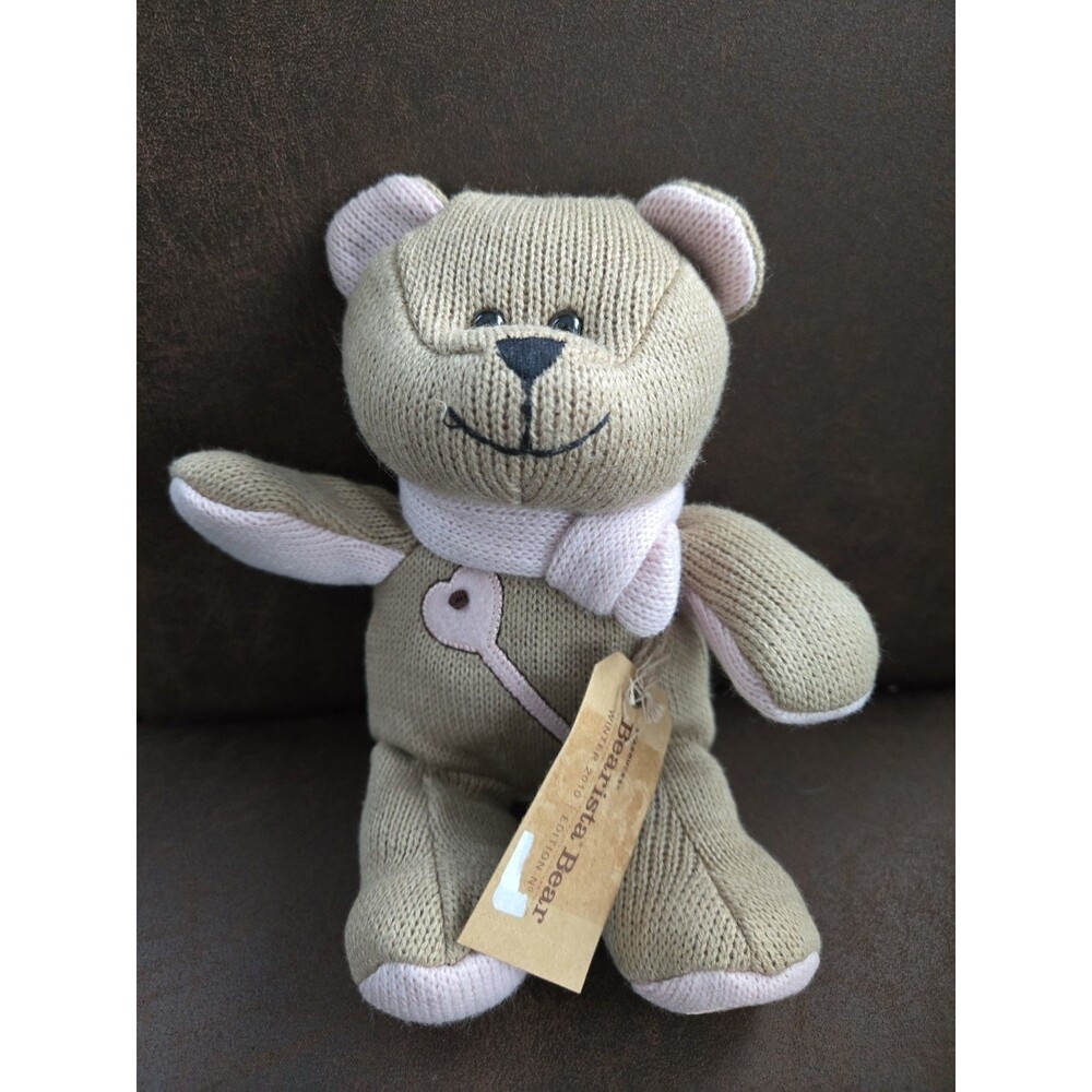 STARBUCKS Teddy Bear- Key to My Heart Barista Bearista Winter 2010 Edition No 89